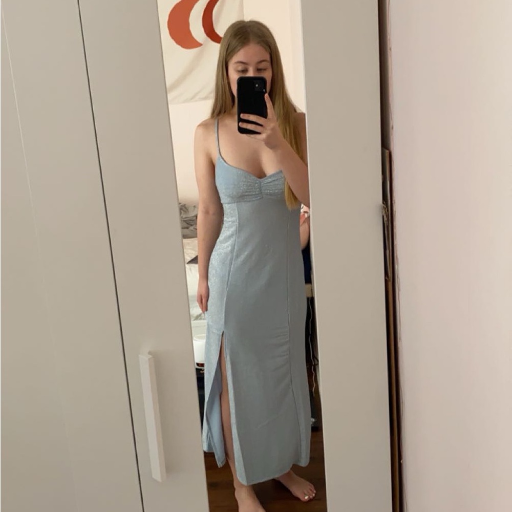 Urban Outfitters Silver Maxi Dress